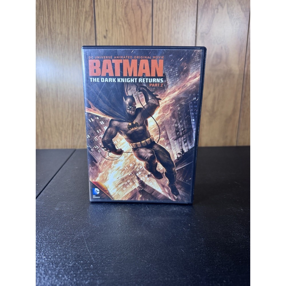 BATMAN The DARK KNIGHT RETURN Part 2 a DVD Video DC COMIC Book SUPERHERO Cartoon